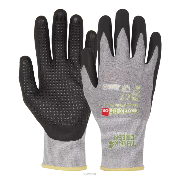 THINK GREEN - STRONG NITRILE DOTS
